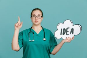 Healthcare professional explaining Medicare quotes and coverage options for seniors